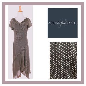 Adrianna Papell 1920's 30's style Flapper Dress 6